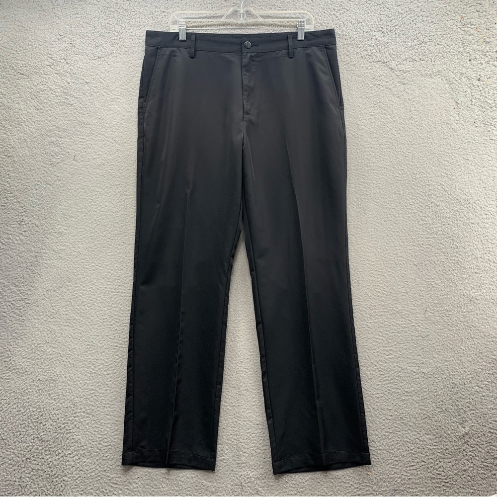 Adidas ClimaLite Men’s Size 36x32 Athletic Black Pants Stretch Casual Active